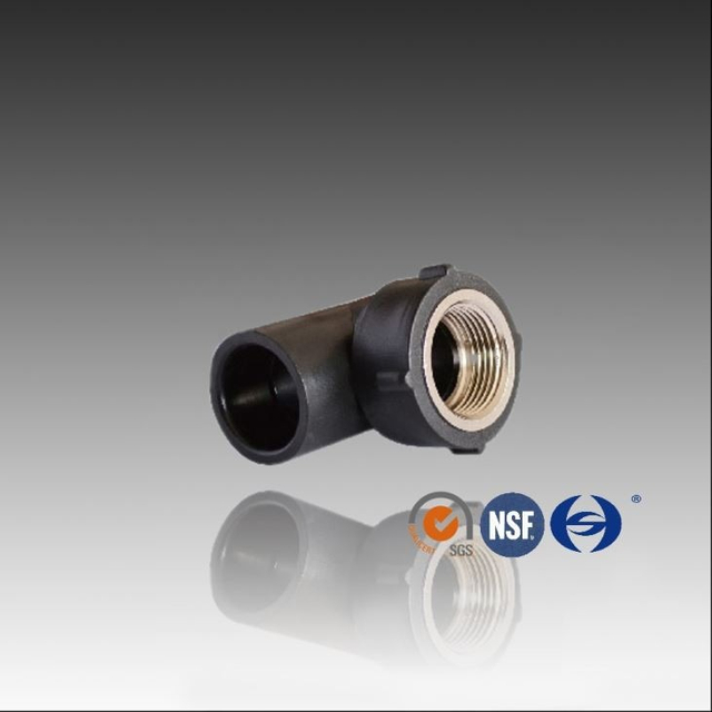 Tee hembra hexagonal de PE Socket Fusion