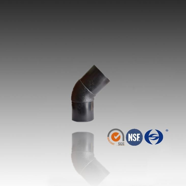 Butt Fusion PE 45 Deg ສອກ