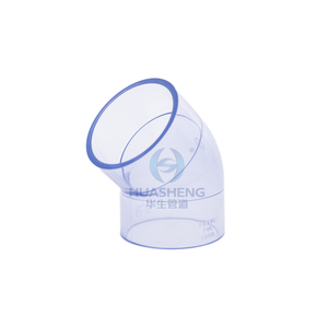 Clear-PVC កែងដៃ 45 ដឺក្រេ (SCH40)