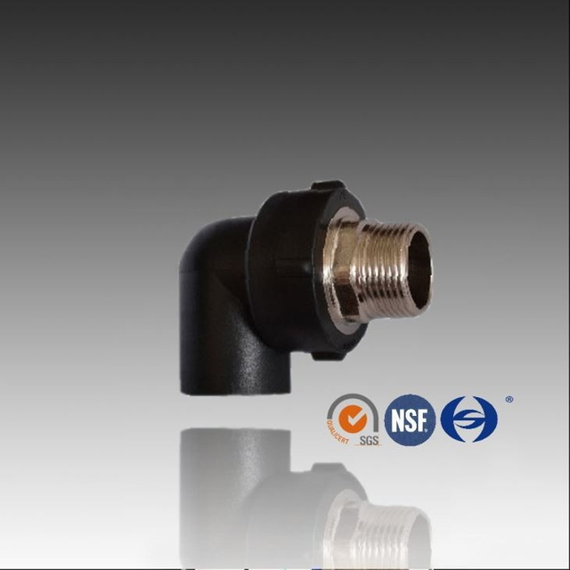 Socket Fusion PE Hexagonal Male Elbow