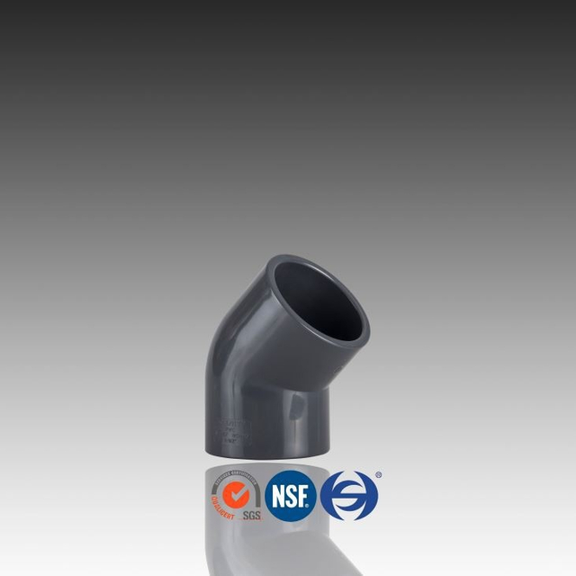 JIS 塩ビエルボ 45 TS