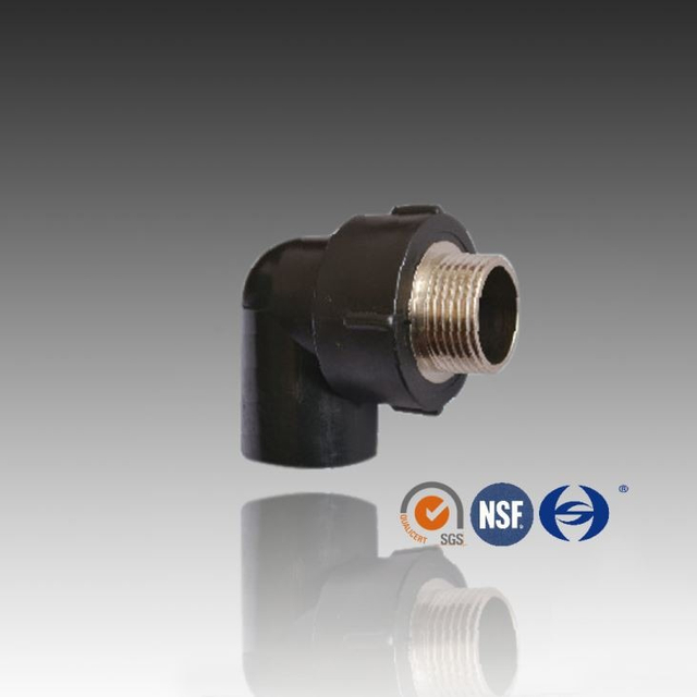 Cotovelo macho de fus&atilde;o PE de soquete