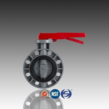 CPVC General Butterfly Valve Din ASTM JIS Standard