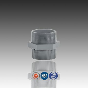 Penyesuai Lelaki PVC(T*T) Dengan Dua Hujung Berulir , PN10