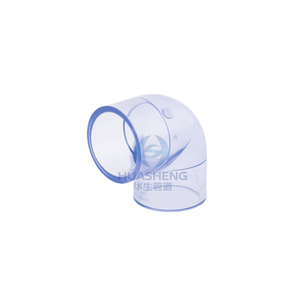 Clear-PVC កែងដៃ 90 ដឺក្រេ (SCH40)