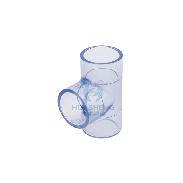Clear PVC Equal Tee ajustement (SCH40)