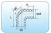 Butt Fusion PE 90 Deg Albue