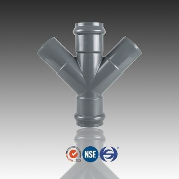 PVC පාර්ශ්වික හරස් 4Way Tee