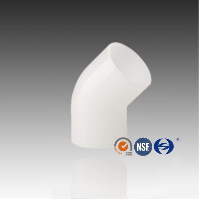 Socket Fusion PVDF Codo de 45 grados