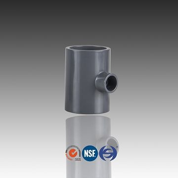ASTM D 2467 SCH 80 PVC Equal ການຫຼຸດຜ່ອນ Tee