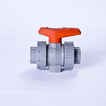 CPVC rosc&oacute; el manual est&aacute;ndar gris del estruendo ASTM de la especificaci&oacute;n verdadera de la v&aacute;vula de bola de la uni&oacute;n