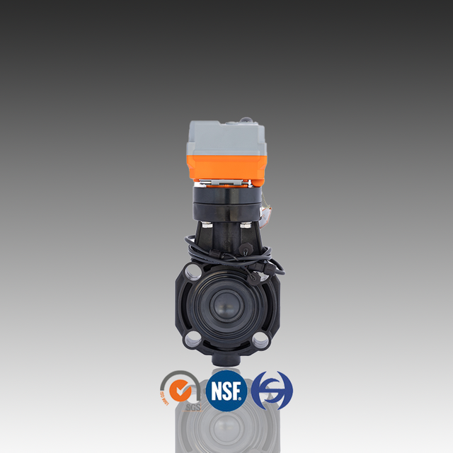 PVC လျှပ်စစ် Butterfly Valve အလိုအလျောက်