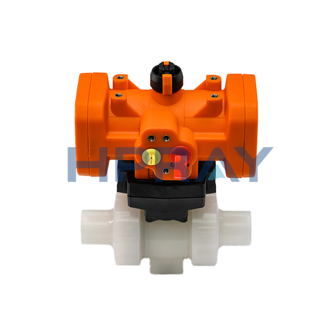 PVDF Butt Fusion Pneumatic True Union Ball Valve