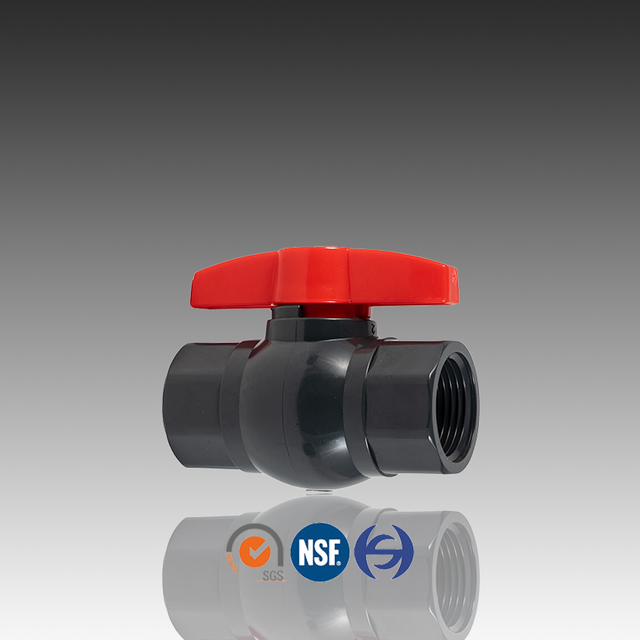 PVC Threaded Ball Valve DIN Standard BSPT Thread