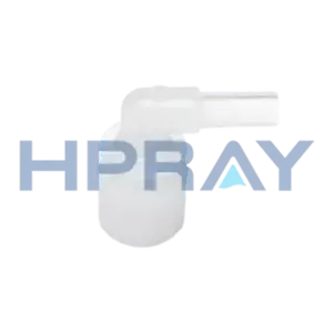 PFA Spigot 90 डिग्री एल्बो स्लिभ-इन्सर्ट प्रकार